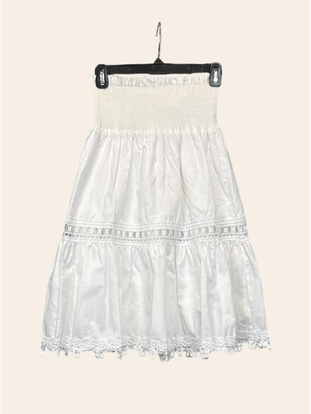 Udel NY Eyelet Trim Skirt